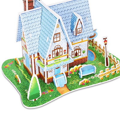 Kids - Puzzle 3D casa e castelo 3